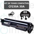 Kit 8 un Toner Cf230a 30a M203DW M227FDW M203DN Compatível Kit 8 un Toner Cf230a 30a M203DW M227FDW M203DN Compatível