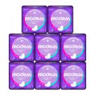 Kit 8 und Absorvente Modess Suave Com Abas c/ 8 un