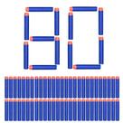 Kit 80 Dardos para Lançadores Nerf e Arminhas de Pressão