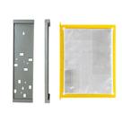 Kit 80 pastas amarelo + 8 suporte Isoflex