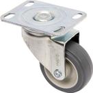 Kit 80 Rodizio Girat. Placa Roda 2pol. R210 Pvc 30kg P/ Roda