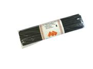 Kit 8un Elástico Chato N10, 6mm, preto poliéster 10 metros Kit 8un Elástico Chato N10, 6mm, preto poliéster 10 metros
