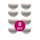 KIT 8UN TIGELA BOWL CUMBUCA FIBRA DE BAMBU 300ml SOPA CALDO