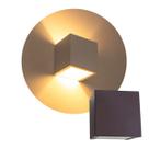 Kit 9 Arandelas 2 Fachos Slim Marrom Luminária Externa ou Interna St397