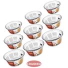 Kit 9 Assadeira Soufle 700ml + 1,4L + 2,4L Vidro Marinex