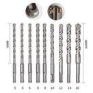 Kit 9 Brocas Sds Plus Martelete Furar Parede Concreto Tijol Kit 9 Brocas Sds Plus Martelete Furar Parede Concreto Tijol