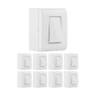 Kit 9 Caixa De Sobrepor Com 1 Interruptor Simples 10A Tramontina