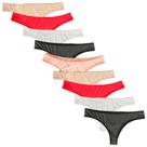 Kit 9 Calcinha Básica Tanga Fristyle Romantic Feminina Adulto