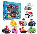 Kit 9 Carrinhos Patrulha Canina Fricção Brinquedos Coleção.