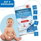 Kit 9 Cartelas Milton P/ Higienização de Mamadeira Chupeta