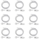 Kit 9 Chuveirinho Completo 1,75m Lorenzetti 7589211 Branco