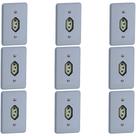 Kit 9 Conjunto Tomada 2p+t 20a 250v Silentoque 4x2 Pial