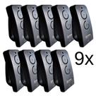 Kit 9 Controles Remoto Tx Light Portão Alarme 433 Mhz Garen