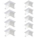 Kit 9 Cotovelo Interno 50x20 Mata junta Branco Pial 29903X Kit 9 Cotovelo Interno 50x20 Mata junta Branco Pial 29903X