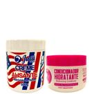 Kit 9 Creme Alisante White 500g + 9 Mascara Pós Química 300g