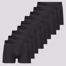 Kit 9 Cuecas Boxer Lupo Microfibra Sem Costura Cinza Escuro
