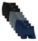 Kit 9 Cuecas Boxer Masculina Sem Costura Microfibra Original