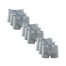 Kit 9 Cuecas Boxer Mash Adulto Listrada 110.38 Combo