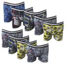 Kit 9 Cuecas Estampadas Cós Elástico Modelo Boxer Homem Kit 9 Cuecas Estampadas Cós Elástico Modelo Boxer Homem
