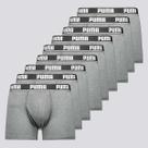 Kit 9 Cuecas Puma Boxer Cotton Cinza
