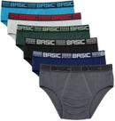 Kit 9 Cuecas Slip Adulto 100% Algodão Tradicionais Basica Famy - 1