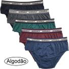 Kit 9 Cuecas Slip Infantil Lisa de Algodão Criança Famy Tamanho:GG Kit 9 Cuecas Slip Infantil Lisa de Algodão Criança Famy Tamanho:GG
