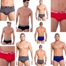 Kit 9 Cuecas Slip Malha Conforto Tradicional Cores Lisas