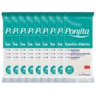 Kit 9 Esponja Para Banho Ponjita Anatômica Dupla Face