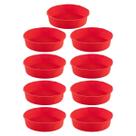 Kit 9 Formas Redonda de Silicone Sortida Bolos Sobremesa