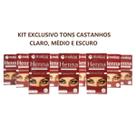 Kit 9 Henna Sobrancelha Makiaj Alto Rendimento Fixação Henna