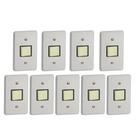 Kit 9 Interruptor Bipolar Simples C/placa 2516 Pial CZ 25 A - 250V