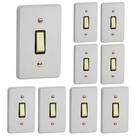 Kit 9 Interruptor Silentoque 1 Tecla Paralelo Legrand 1101 Pial