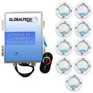 Kit 9 Led Piscina RGB Colorido COB Sodramar + Central Touch Kit 9 Led Piscina RGB Colorido COB Sodramar + Central Touch