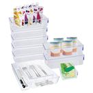 Kit 9 Organizadores Modular Para Cozinha Alimentos Armário