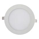 Kit 9 Painéis Led Embutir 12w Redonda Branca Morna 3000k