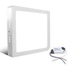 Kit 9 Painéis Led Sobrepor 12W Quadrado Branco Frio Bivolt