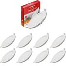 Kit 9 Painel Led Embutir 12w Bivolt 6500k Redondo Ourolux