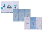 KIT 9 PANOS DE BOCA INCOMFRAL BABY Cor:Azul KIT 9 PANOS DE BOCA INCOMFRAL BABY Cor:Azul