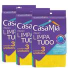 Kit 9 Panos Microfibra Limpa Enxuga E Remove Gordura Casamia
