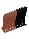 Kit 9 Pares de Meias 3/4 Fio 40 Opaca Loba 5550-001 Kit 9 Pares de Meias 3/4 Fio 40 Opaca Loba 5550-001