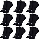 Kit 9 Pares Meias Puma Soquete Cano Curto Baixo Meia Esportiva Academia Algodão Original