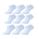 Kit 9 Pares Meias Sapatilha Cano Curto Derby Adulto Original