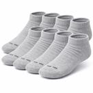 Kit 9 Pares Meias Soquete Cinza Masculina Top100 Conforto Extremo e Não Escorrega