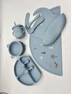 kit 9 peças talheres Bebê silicone infantil - SC508