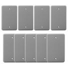 Kit 9 Placa Acabamento 4x2 Cega Cinza Silentoque Pial 8510 Kit 9 Placa Acabamento 4x2 Cega Cinza Silentoque Pial 8510