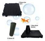 Kit 9 Placas Fundo 14x14 + 1 Placa Torre + 2 Canos 1/1