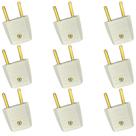 Kit 9 Plug Adaptador 2P Cinza 10A/250V Pial Legrand 51076 Kit 9 Plug Adaptador 2P Cinza 10A/250V Pial Legrand 51076