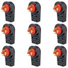 Kit 9 Plug Macho 3p+t 30a Com Trava Com Prensa Pial 56406