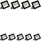 Kit 9 Refletor Led Volter Ip65 50w 6500k Preto 4000lm Kit 9 Refletor Led Volter Ip65 50w 6500k Preto 4000lm