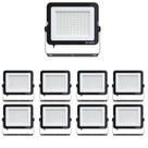 Kit 9 Refletores Floodlight Compact Core 200w 5000k Osram